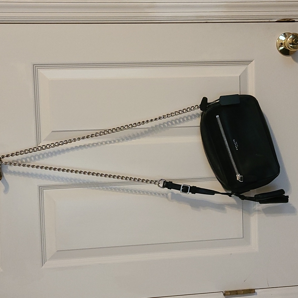 Black coach purse